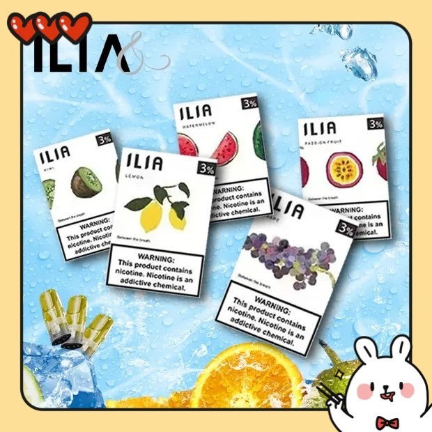 ILIA煙彈｜31種口味 一代透明哩啞發光彈 通用一代主機 2.5ml/3顆裝/